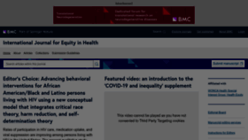 What Equityhealthj.com website looks like in 2024 