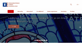 What E-cirkev.cz website looks like in 2024 