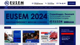 What Eusem.org website looks like in 2024 