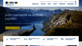 What Ervpojistovna.cz website looks like in 2024 