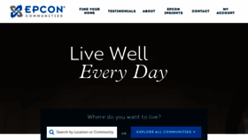What Epconcommunities.com website looks like in 2024 