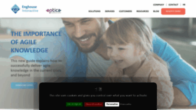 What Eptica.com website looks like in 2024 