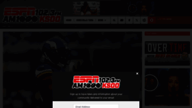 What Espn991.com website looks like in 2024 