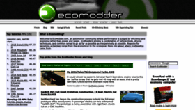 What Ecomodder.com website looks like in 2024 