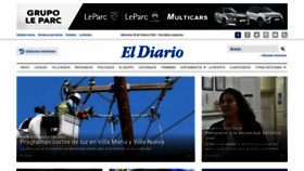 What Eldiariocba.com.ar website looks like in 2024 