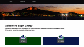 What Ergon.com.au website looks like in 2024 