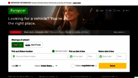 What Europcar.com.au website looks like in 2024 