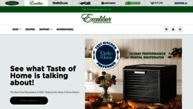 What Excaliburdehydrator.com website looks like in 2024 