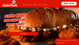 What Eatnpark.com website looks like in 2024 