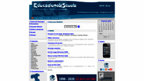 What Edscuola.eu website looks like in 2024 