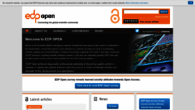 What Edp-open.org website looks like in 2024 