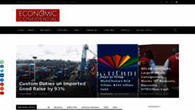 What Economicconfidential.com website looks like in 2024 