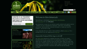 What Edenbotanicals.com website looks like in 2024 