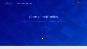 What Ebmelectronics.com website looks like in 2024 