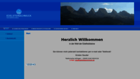 What Edelheilsteinschmuck.de website looks like in 2024 