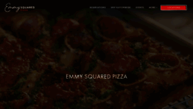 What Emmysquaredpizza.com website looks like in 2024 
