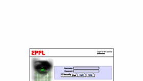 What Ewa.epfl.ch website looks like in 2024 