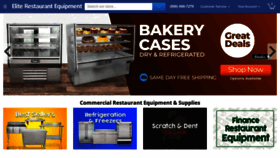 What Eliterestaurantequipment.com website looks like in 2024 