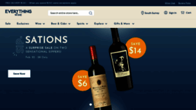 What Everythingwine.ca website looks like in 2024 