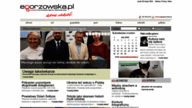 What Egorzowska.pl website looks like in 2024 