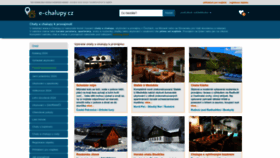 What E-chalupy.cz website looks like in 2024 