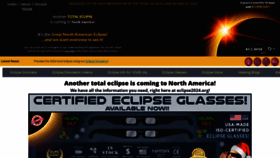 What Eclipse2024.org website looks like in 2024 