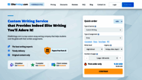 What Elitewritings.com website looks like in 2024 