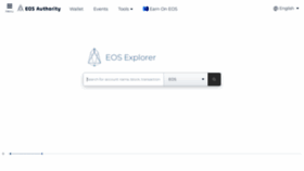 What Eosauthority.com website looks like in 2024 