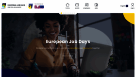 What Europeanjobdays.eu website looks like in 2024 