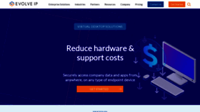 What Evolveip.net website looked like in 2024 (1 year ago)