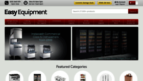 What Easyequipment.com website looks like in 2024 