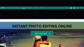What Editor.pho.to website looks like in 2024 