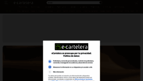 What Ecartelera.com website looks like in 2024 