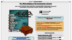 What Europeangodatabase.eu website looks like in 2024 