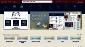 What Ecspublishing.com website looks like in 2024 