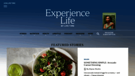 What Experiencelife.com website looks like in 2024 