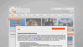 What Eblogx.com website looks like in 2024 