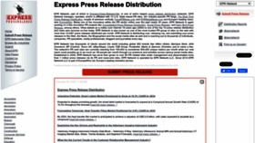 What Express-press-release.net website looks like in 2024 