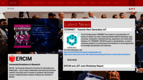 What Ercim.eu website looked like in 2024 (1 year ago)