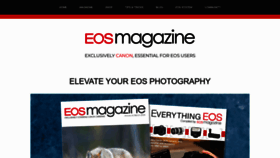 What Eos-magazine.com website looks like in 2024 