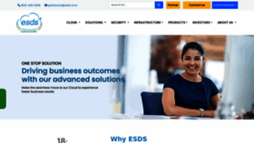 What Esds.co.in website looks like in 2024 
