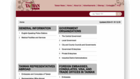 What Etaiwannews.com website looks like in 2024 