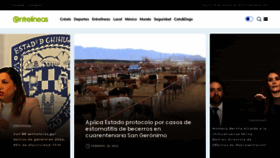 What Entrelineas.com.mx website looked like in 2024 (1 year ago)