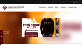 What Eskisehir.edu.tr website looks like in 2024 
