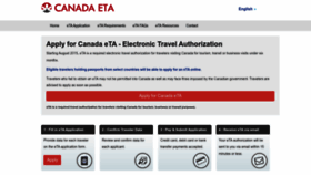 What Eta-for-canada.com website looks like in 2024 
