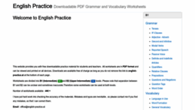 What English-practice.at website looks like in 2024 
