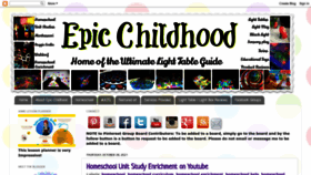 What Epic-childhood.com website looks like in 2024 