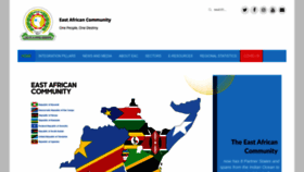What Eac.int website looks like in 2024 