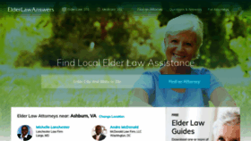 What Elderlawanswers.com website looks like in 2024 