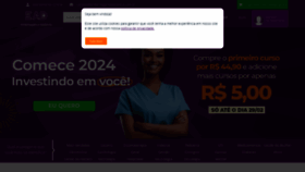 What Enfermagemadistancia.com.br website looks like in 2024 